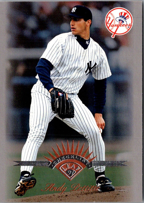 1997 Leaf Andy Pettitte #198