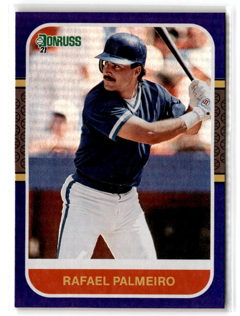 2021 Donruss Holo Blue Rafael Palmeiro