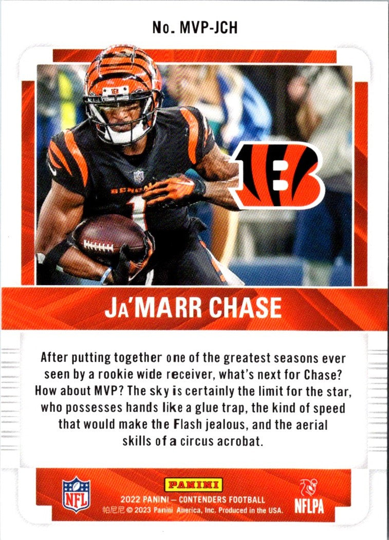 2022 Panini Contenders MVP Ja'Marr Chase