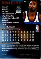 1995 Topps Gallery Players Private Issue Shawn Respert #45