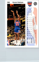 1992 Upper Deck Rumeal Robinson #348