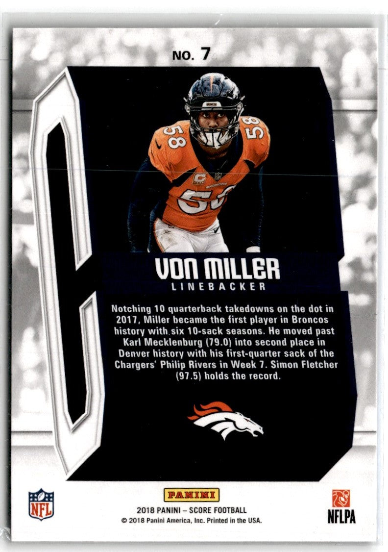 2018 Score Captains Von Miller