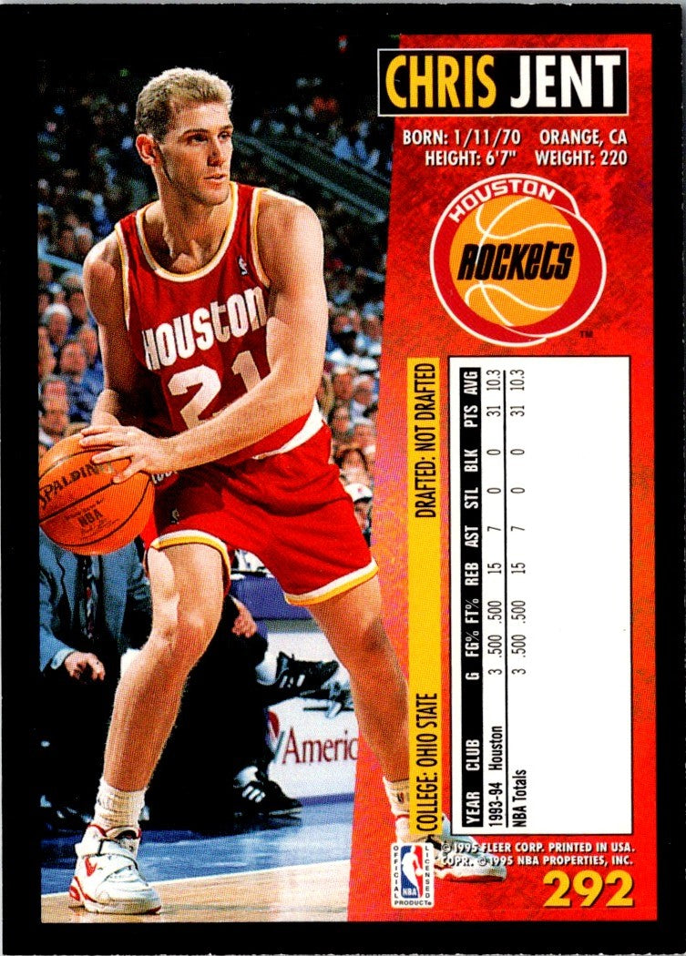 1994 Fleer Chris Jent