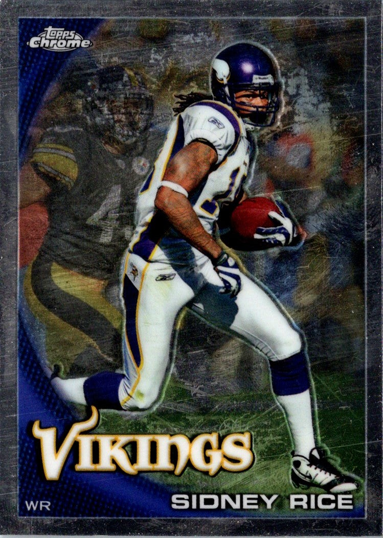 2010 Topps Chrome Sidney Rice