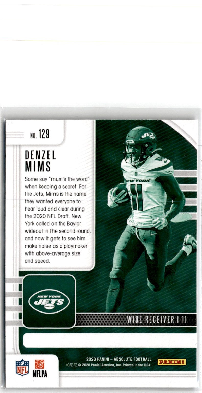 2020 Panini Absolute Denzel Mims