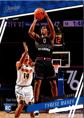 2020 Panini Chronicles Tyrese Maxey #59 Rookie