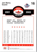 2001 Fleer Shoebox Jon Barry