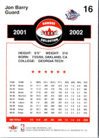 2001 Fleer Shoebox Jon Barry #16
