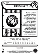 2022 Hoops Blue Malik Beasley