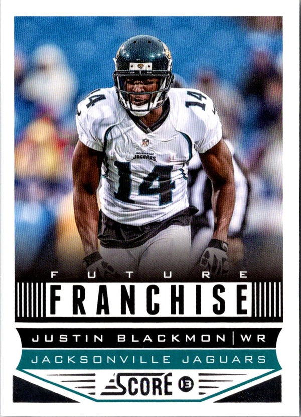 2013 Score Justin Blackmon #313