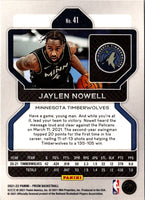 2021 Panini Prizm Blue Jaylen Nowell #41