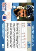 1990 Pro Set FACT Cincinnati Chris Spielman #103