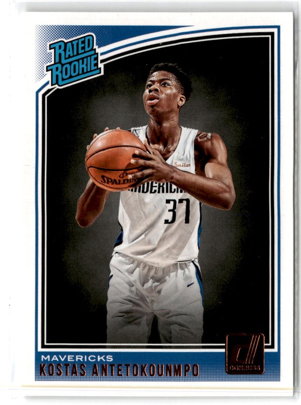 2018 Donruss Optic Blue Velocity Kostas Antetokounmpo #185