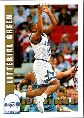 1992 Hoops Litterial Green #440 Rookie