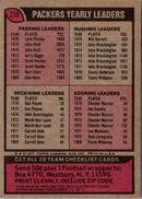 1977 Topps Green Bay Packers