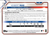 2021 Bowman Keibert Ruiz #38 Rookie