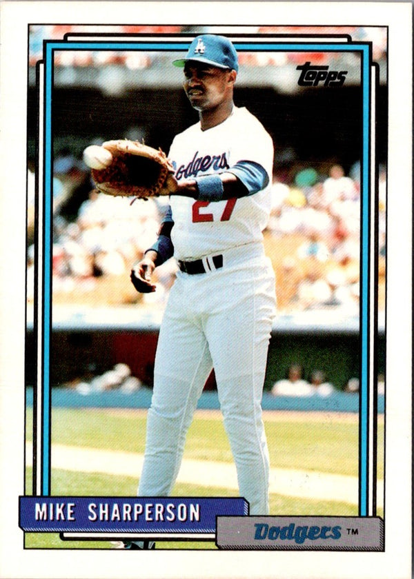 1992 Topps Gold Mike Sharperson #627