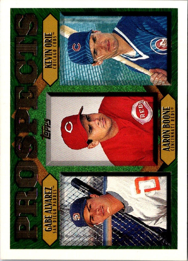 1997 Topps Gabe Alvarez/Aaron Boone/Kevin Orie #204