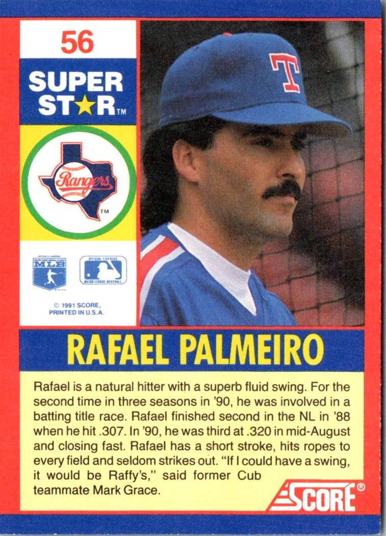 1991 Score 100 Superstars Rafael Palmeiro