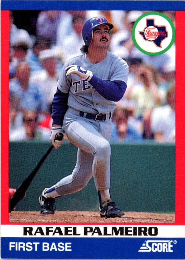 1991 Score 100 Superstars Rafael Palmeiro #56