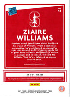 2021 Panini Chronicles Draft Picks Ziaire Williams #41