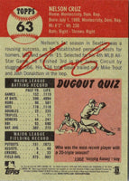 2016 Topps Archives Nelson Cruz #63