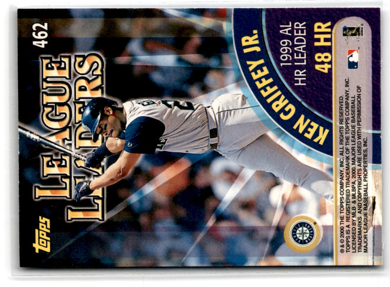 2000 Topps Mark McGwire/Ken Griffey Jr.