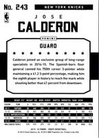 2015 Hoops Jose Calderon #243