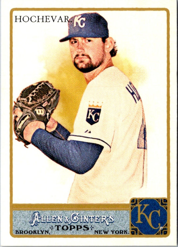 2011 Topps Allen & Ginter Luke Hochevar #332