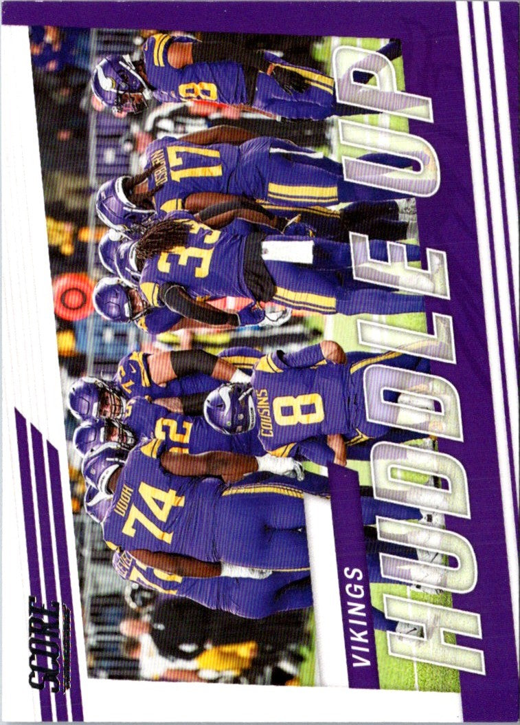 2022 Score Huddle Up Purple Minnesota Vikings