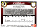 2011 Topps Chrome Ryan Torain