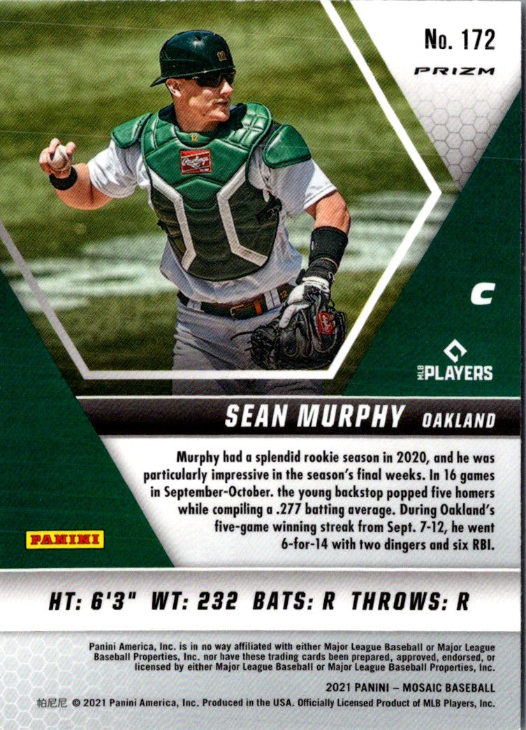 2021 Panini Mosaic Pink Camo Sean Murphy