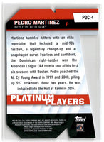 2021 Topps Platinum Players Die Cut Pedro Martinez #PDC-4