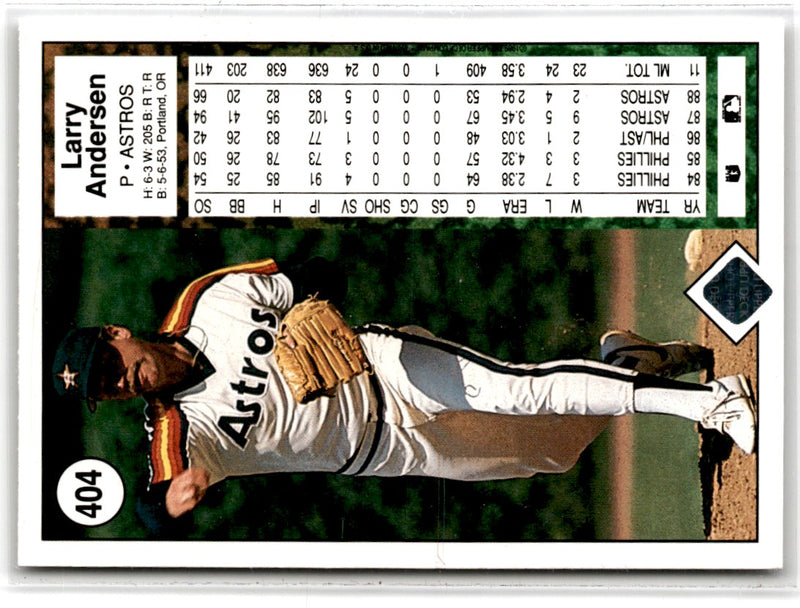 1989 Upper Deck Larry Andersen