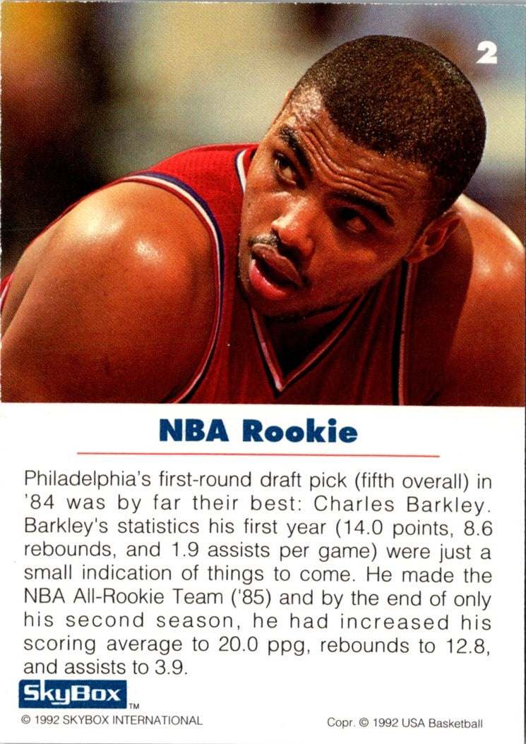 1992 SkyBox USA Charles Barkley