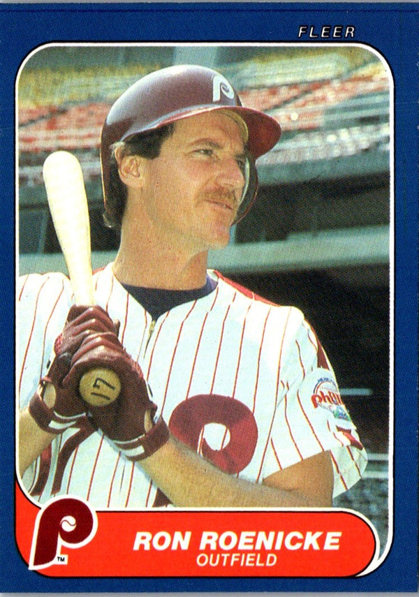 1986 Fleer Update Ron Roenicke #U-99