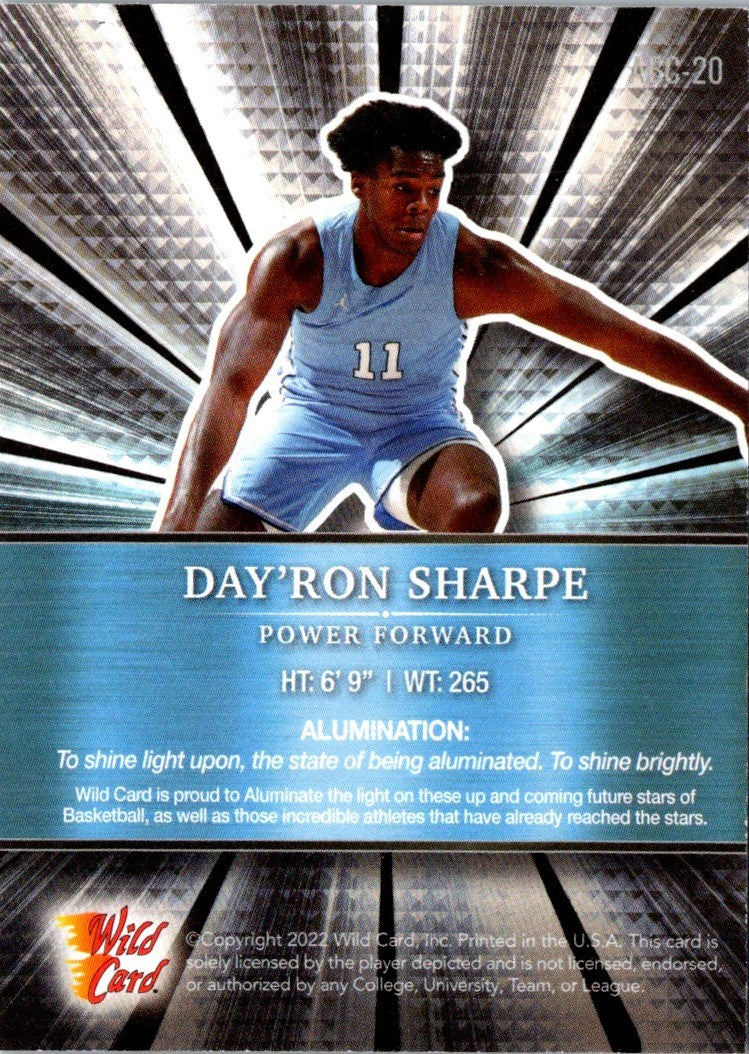 2022 Wild Card Matte Day'Ron Sharpe