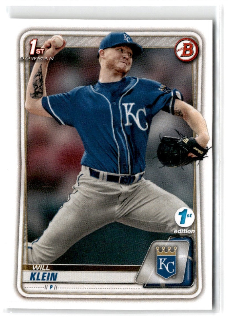 2020 Bowman Draft 1st Edition Will Klein