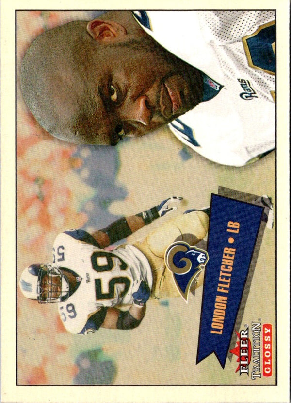 2001 Fleer Tradition Glossy London Fletcher #141