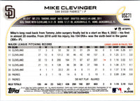 2022 Topps Chrome Update Mike Clevinger #USC71