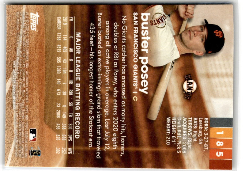 2020 Topps Brooklyn Collection Buster Posey