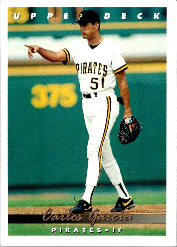 1993 Upper Deck Gold Hologram Carlos Garcia #334