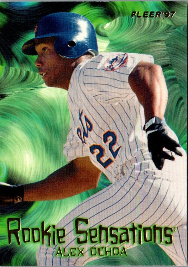 1997 Fleer Rookie Sensations Alex Ochoa #9