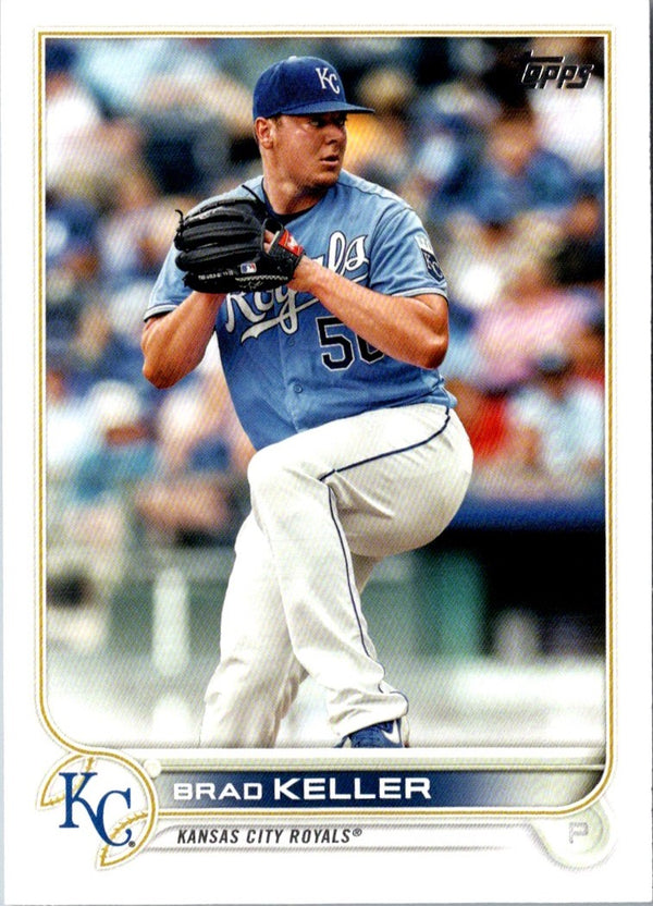 2022 Topps Royal Blue Brad Keller #412