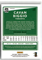 2020 Donruss Optic Carolina Blue and White Cavan Biggio #137