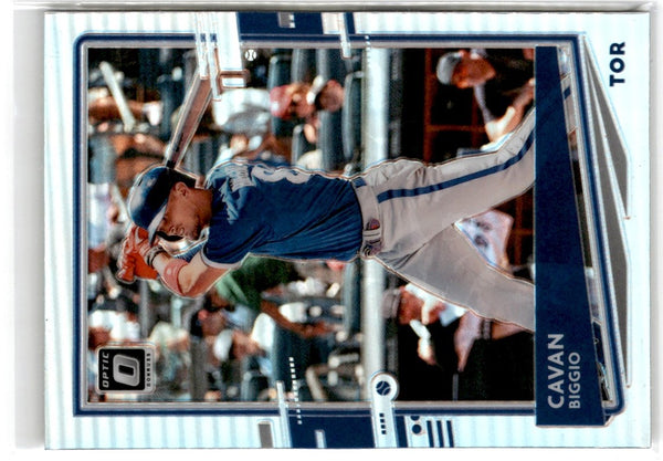 2020 Donruss Optic Carolina Blue and White Cavan Biggio #137