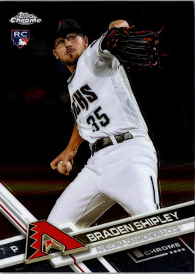 2017 Topps Chrome Braden Shipley #51 Rookie