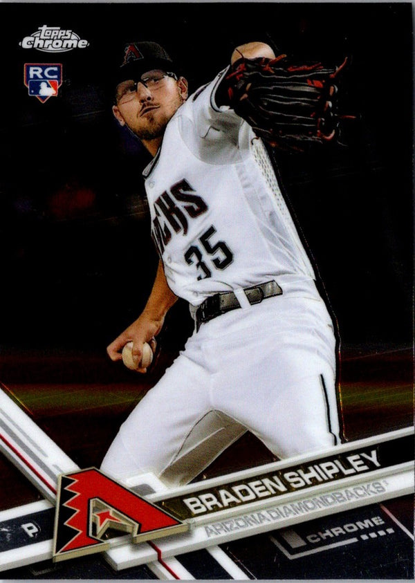 2017 Topps Chrome Braden Shipley #51 Rookie