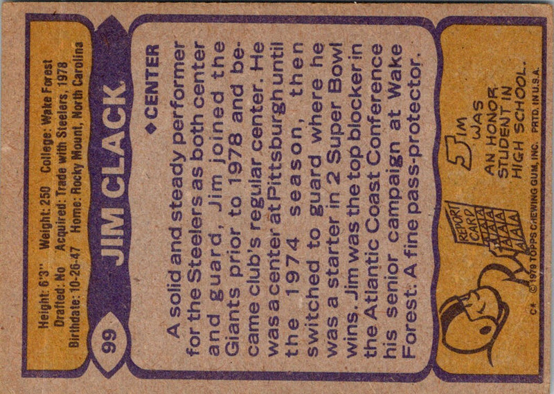 1979 Topps Jim Clack