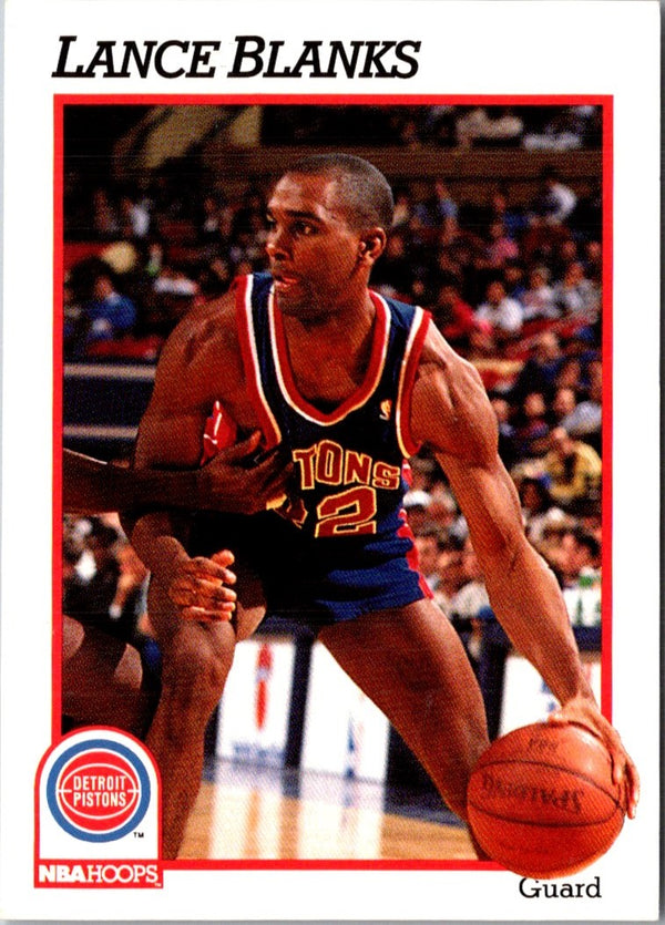 1991 Hoops Lance Blanks #361 Rookie